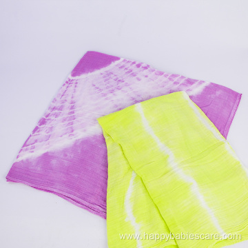 Tie Dye Baby Muslin Swaddle